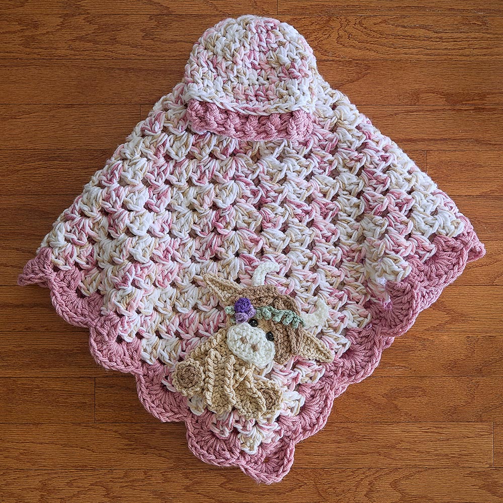 Highland Cow Blanket & Hat