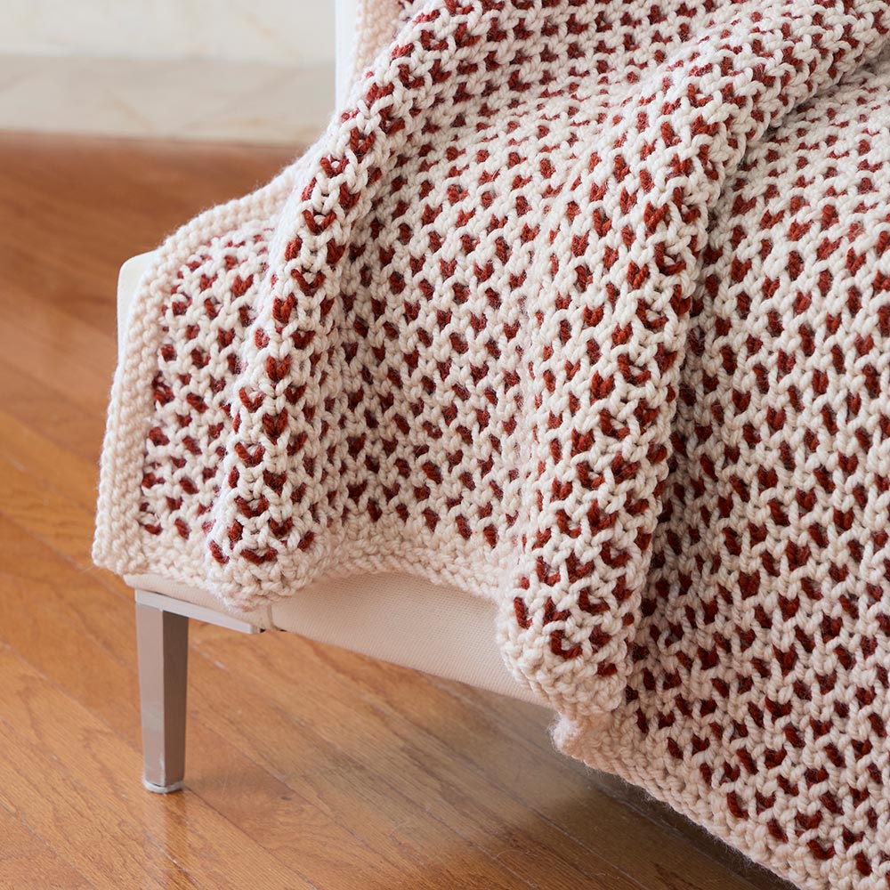 Reversible Dotted Blanket