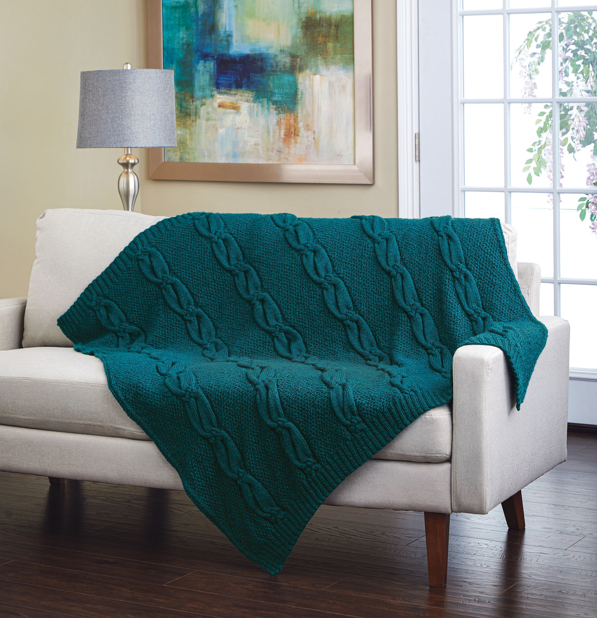 Knotted Cables Blanket