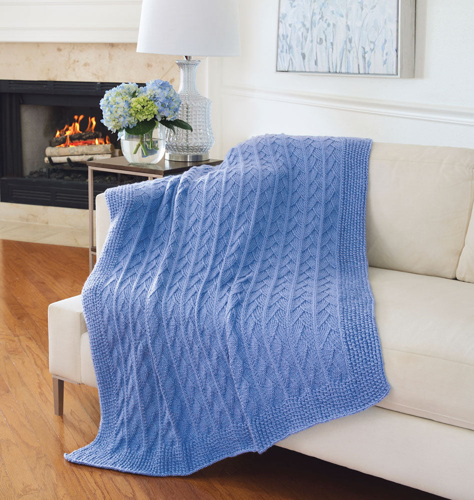 Dragon Scales Knit Blanket