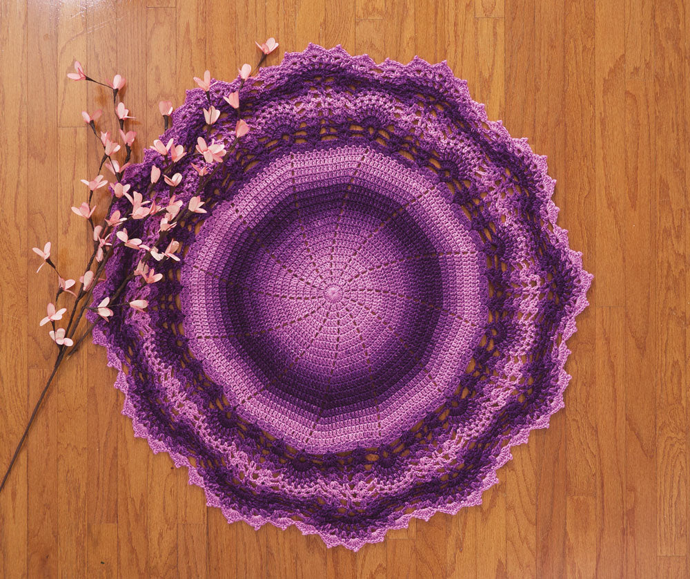 Pineapple Border Baby Crochet Blanket