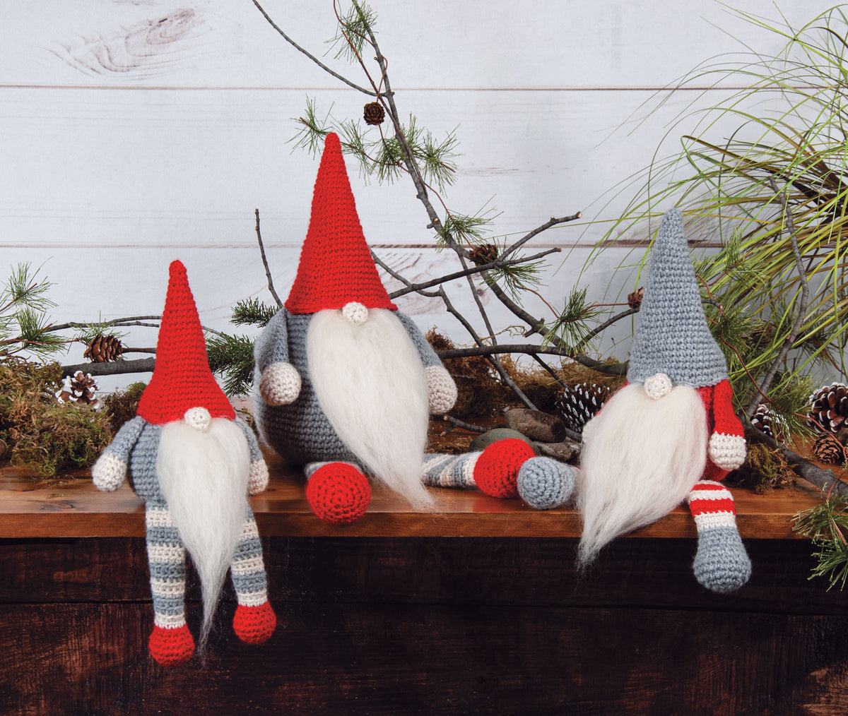 Gnome Trio Crochet Pattern