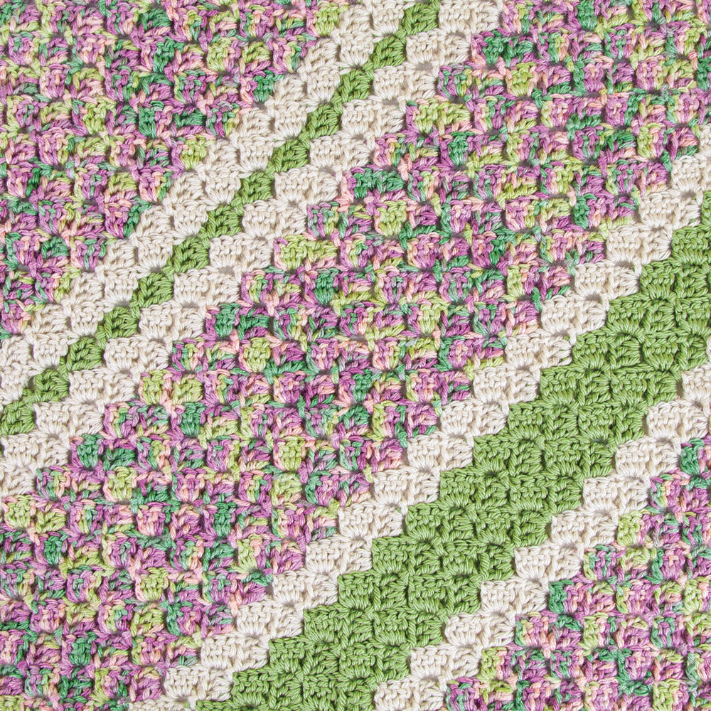 Jeté à rayures relaxantes