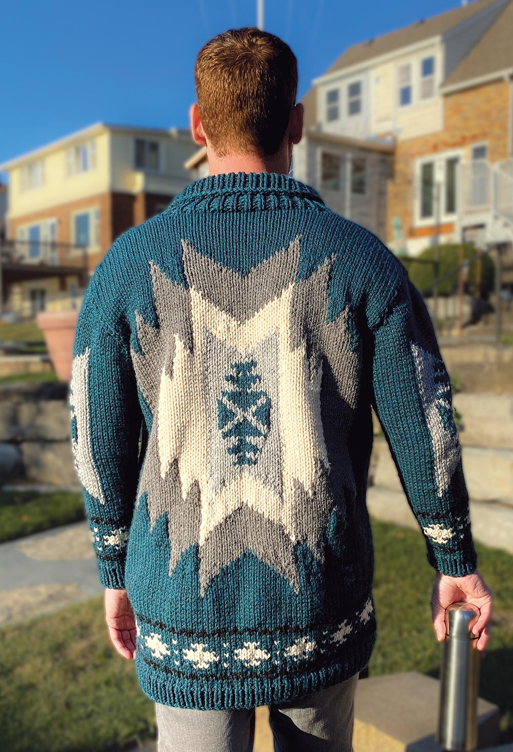 Patrón de abrigo tipo manta