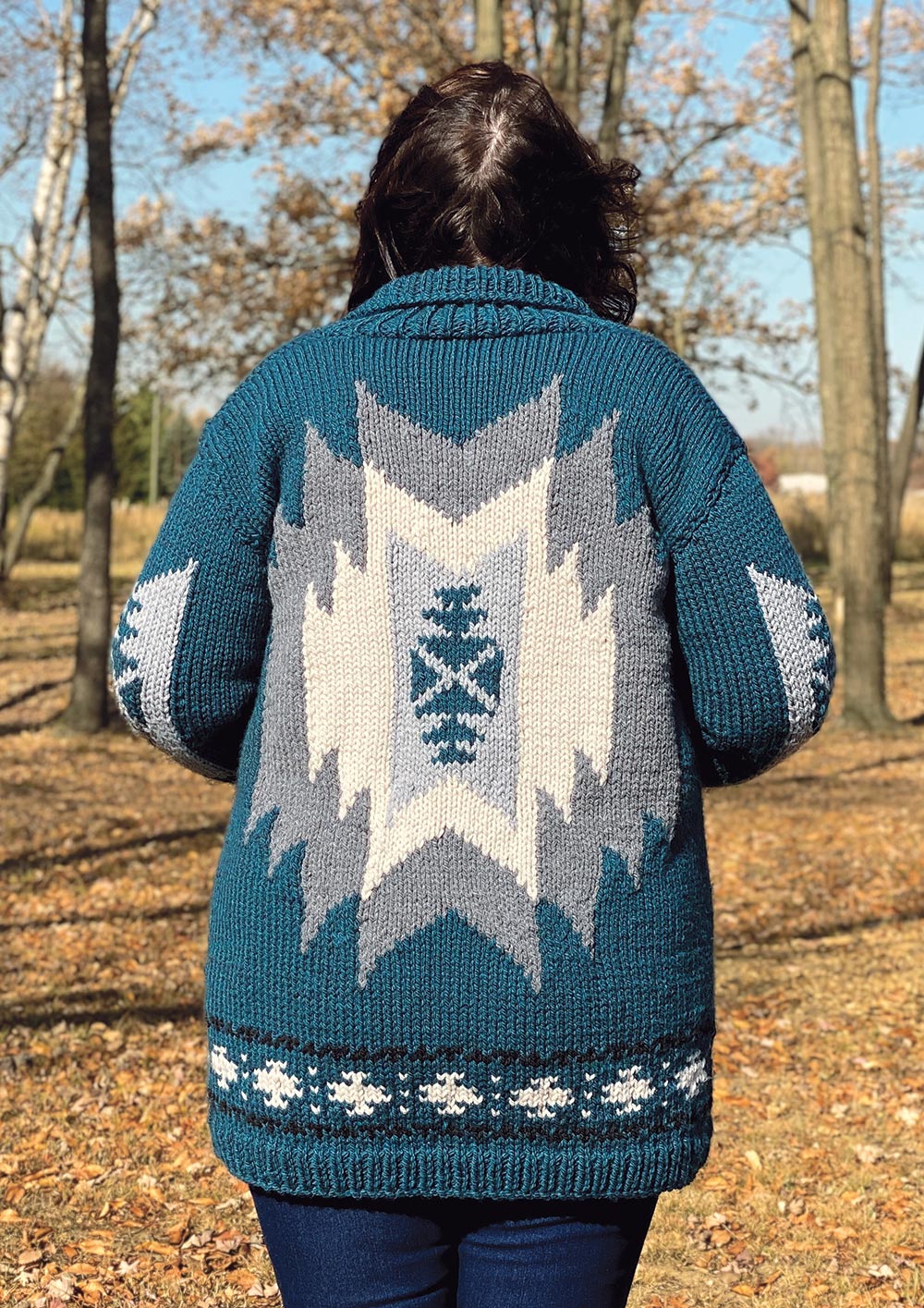 Patrón de abrigo tipo manta