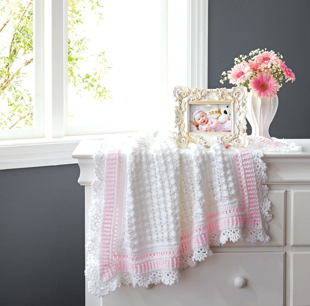 Lacy Edge Baby Crochet Blanket