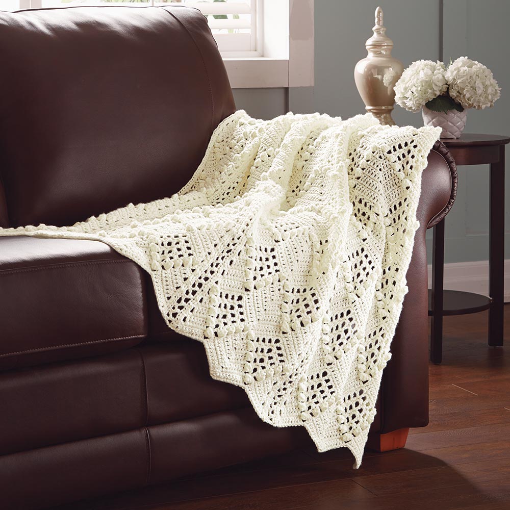 Bobbled Chevrons Throw