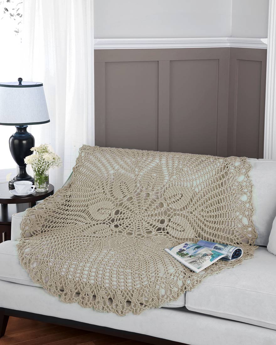 Circular Lace Throw Pattern