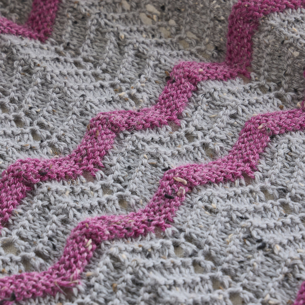 Flip Side Knit Afghan