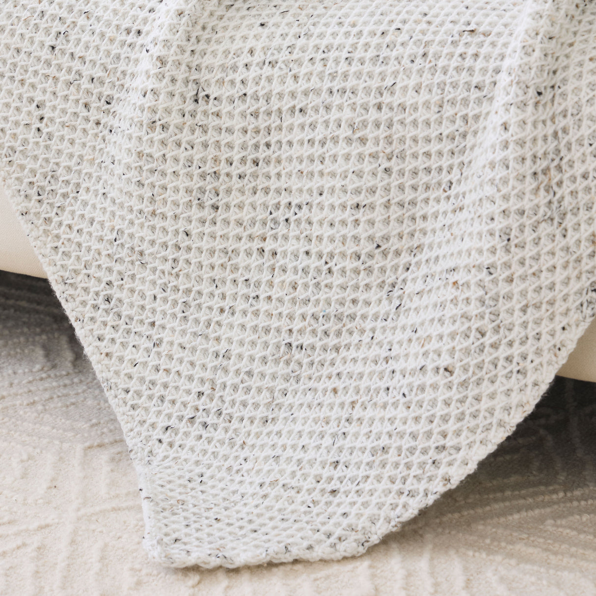 Reversible Honeycomb Crochet Afghan