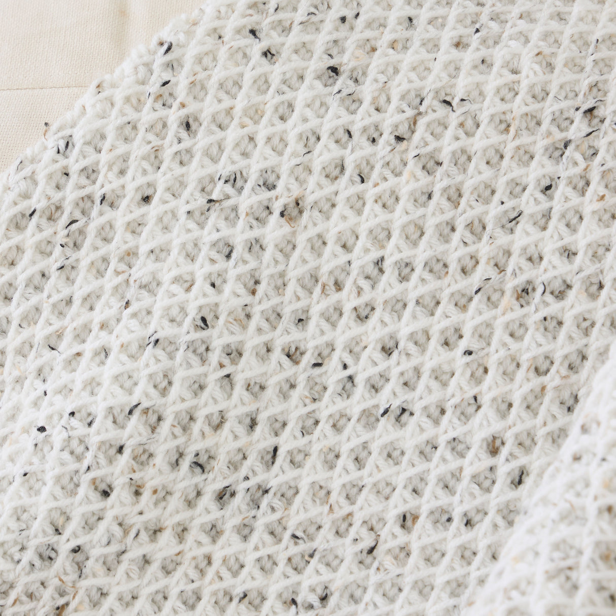 Reversible Honeycomb Crochet Afghan