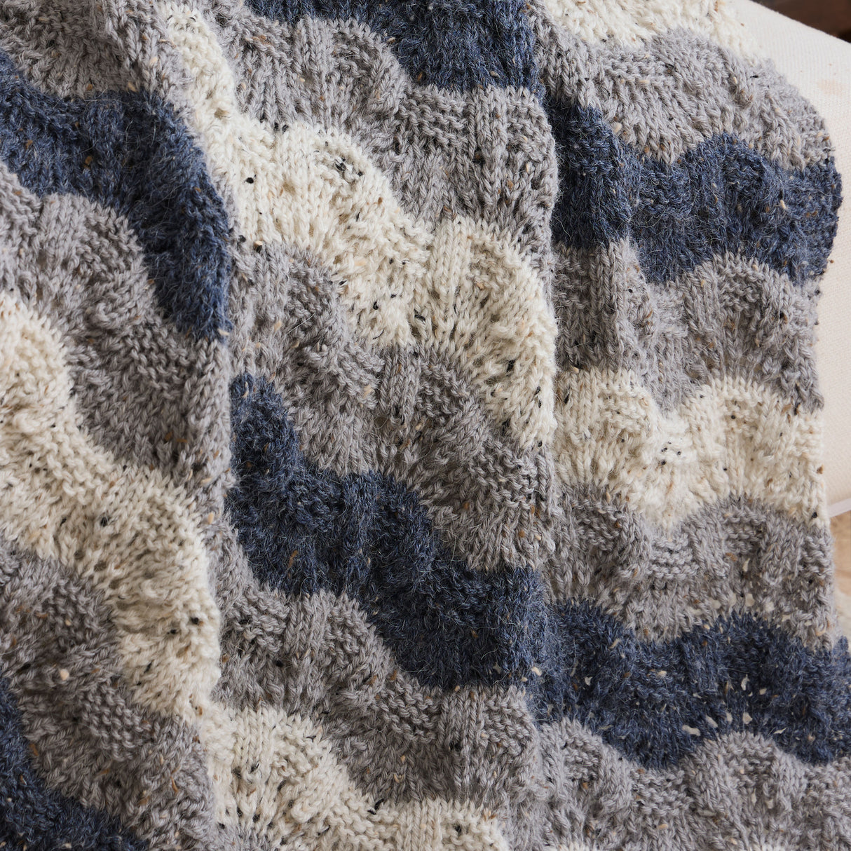 Beachwood Waves Knit Throw