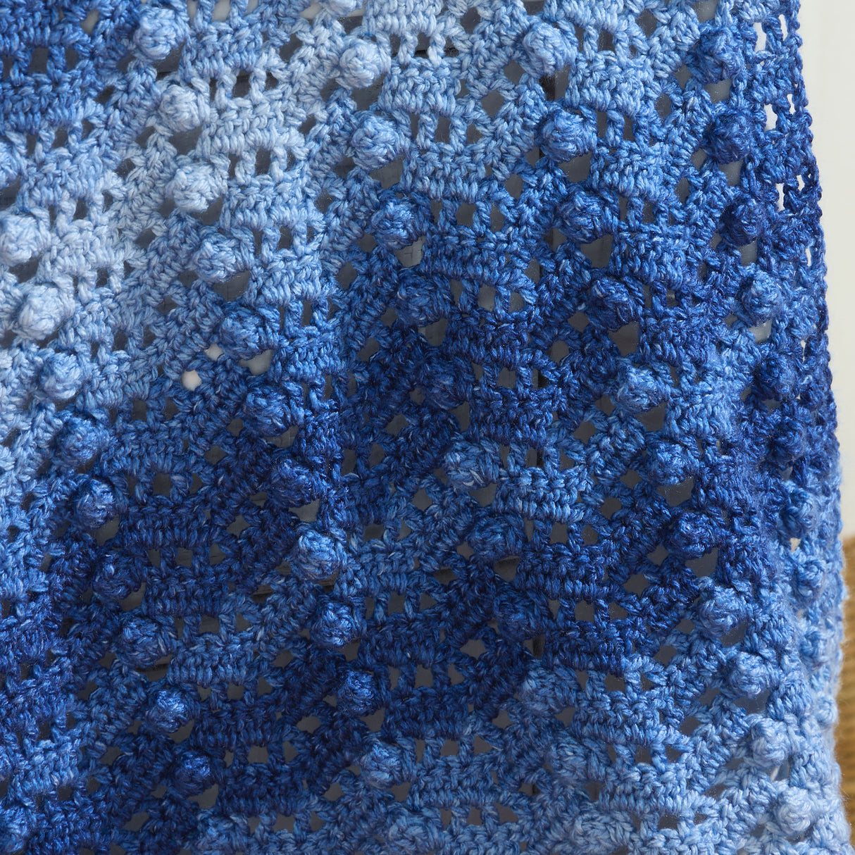 Bobble Wave Baby Crochet Blanket