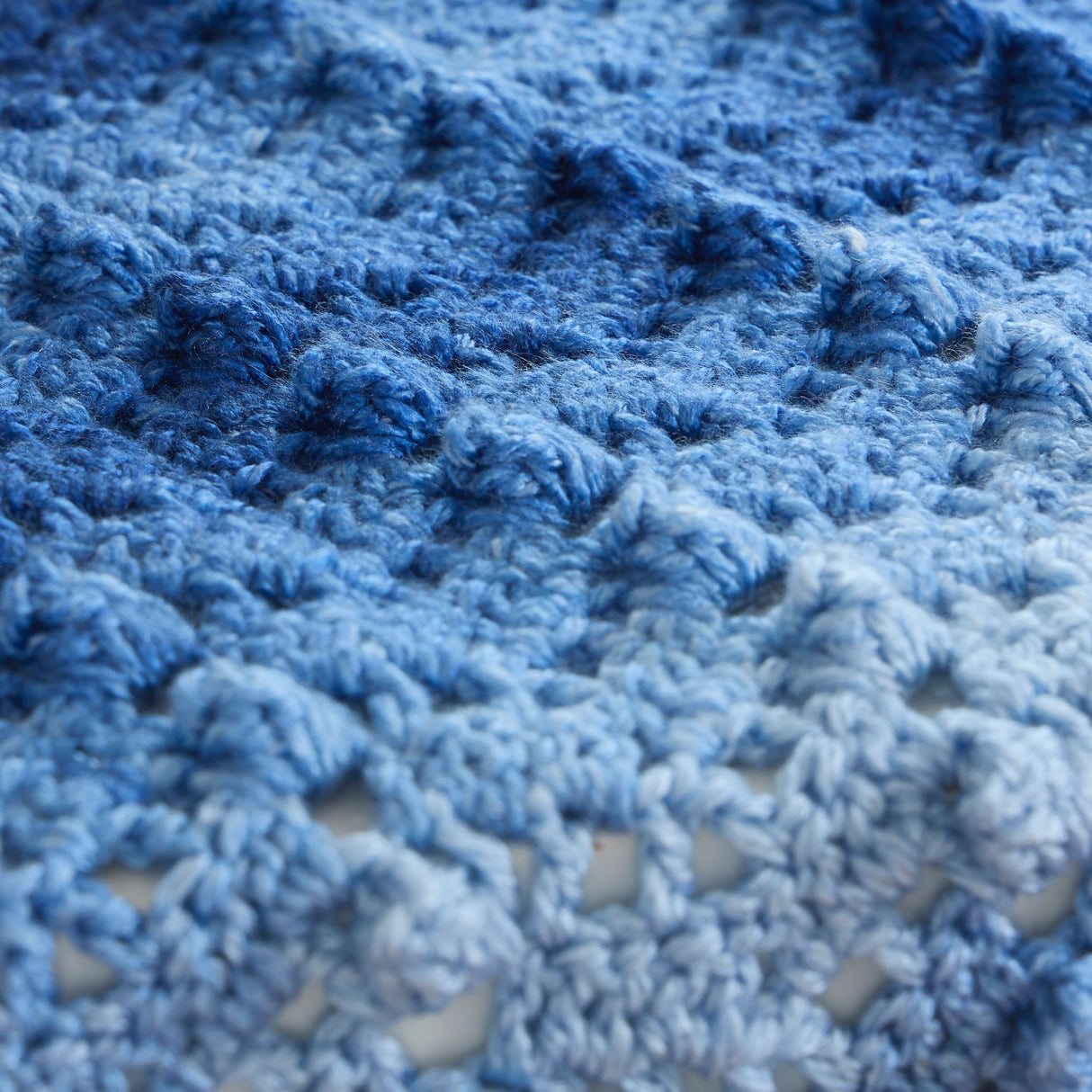 Bobble Wave Baby Crochet Blanket