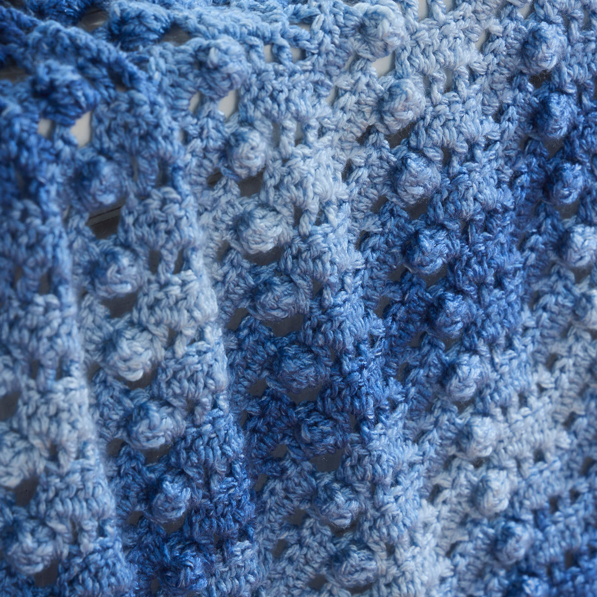 Bobble Wave Baby Crochet Blanket