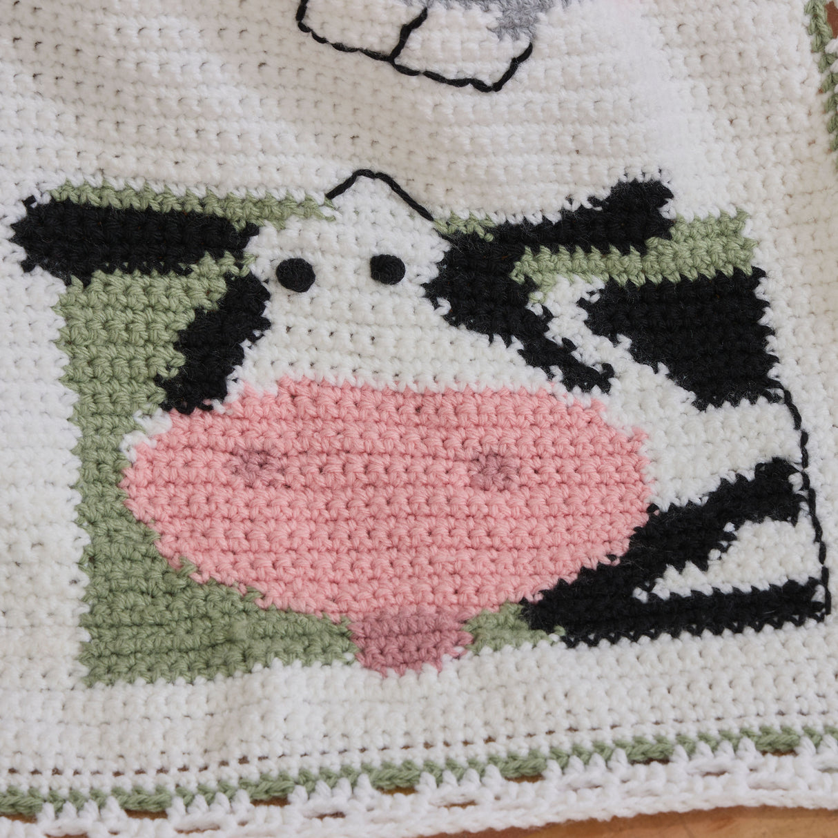 Farm Sweet Farm Baby Crochet Blanket