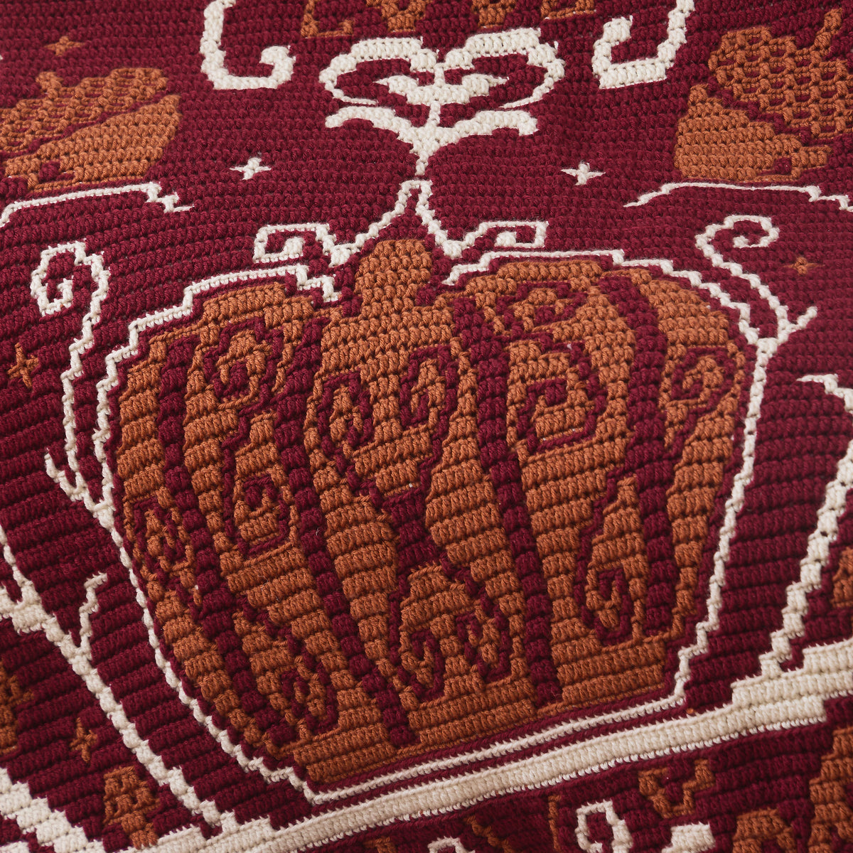 Fall Folk Crochet Afghan