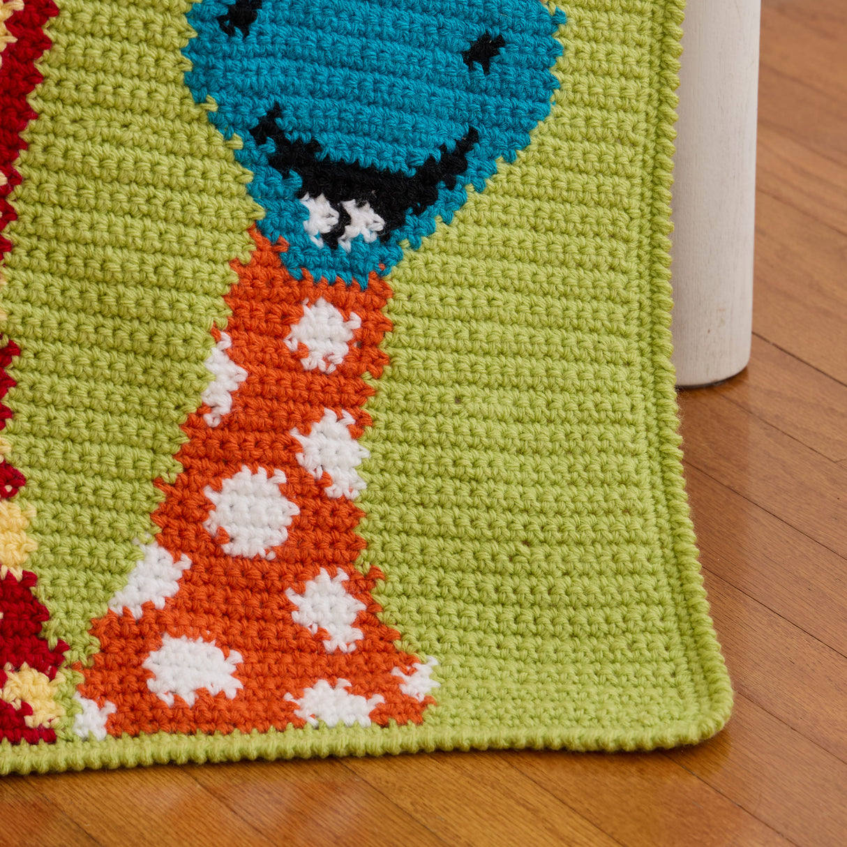 Playful Giraffes Crochet Baby Blanket