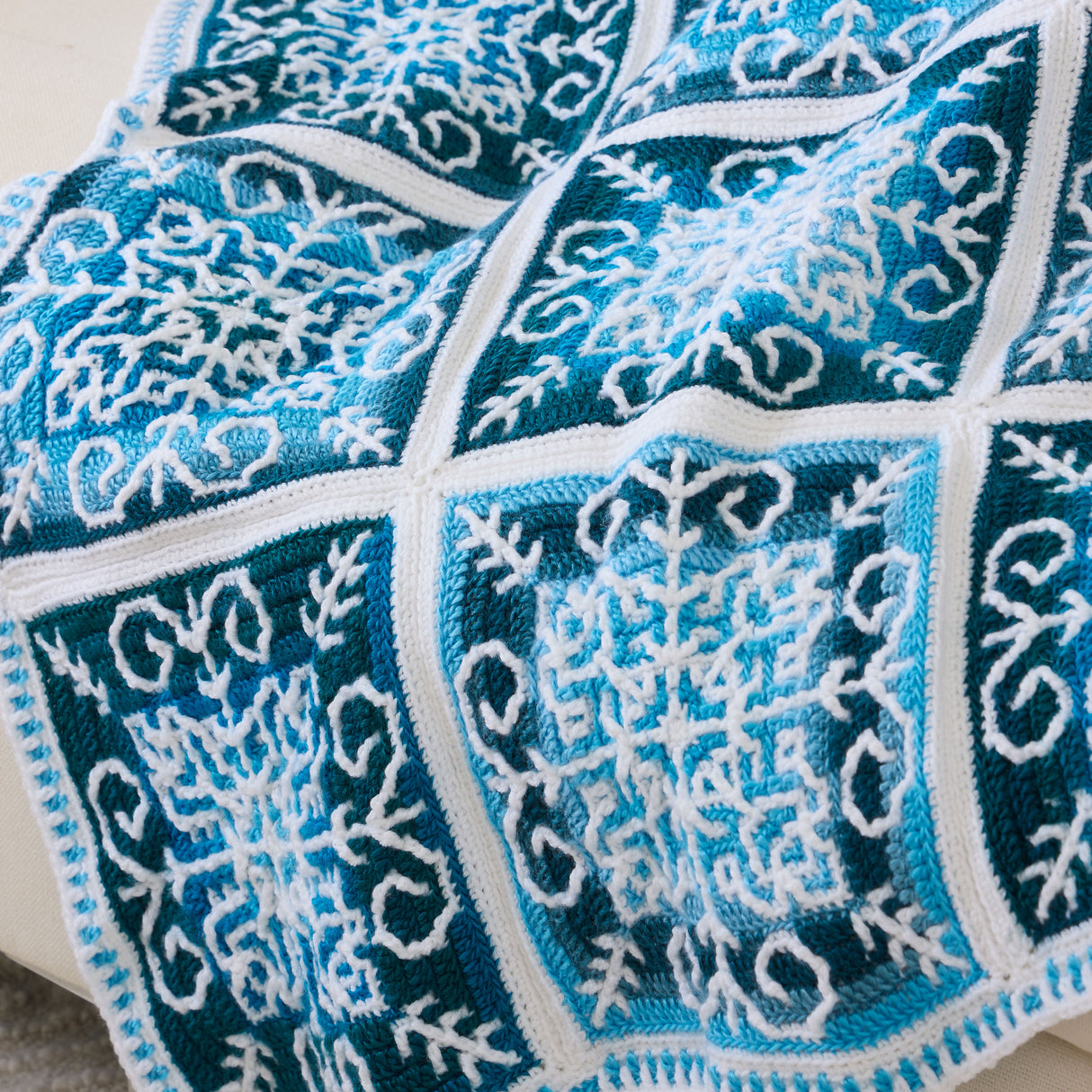 Winterfrost Crochet Afghan