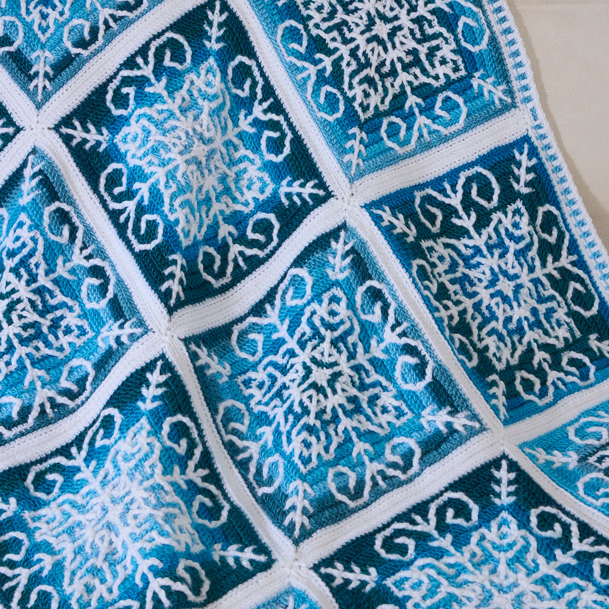 Winterfrost Crochet Afghan