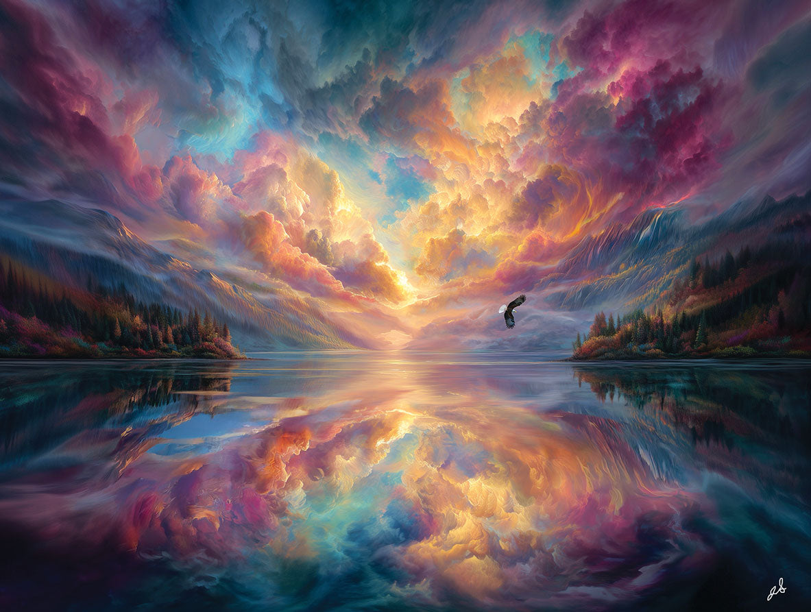 Rompecabezas de belleza reflexiva