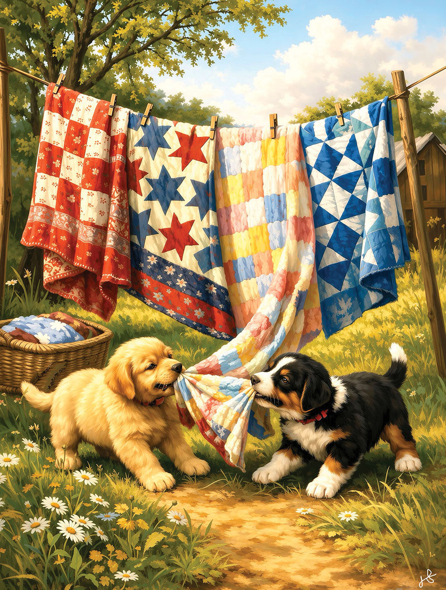 Laundry Helpers Jigsaw Puzzle