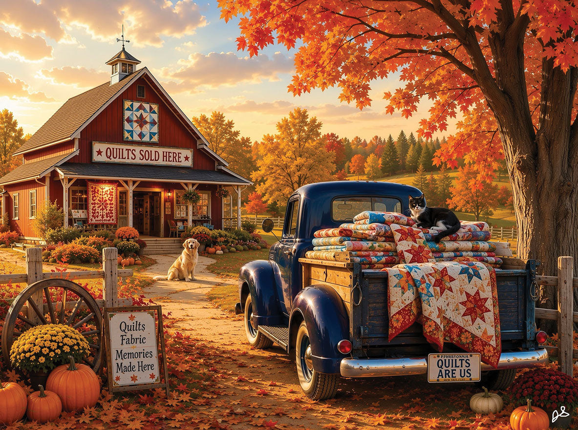 Quilts Sold Here Jigsaw Puzzle