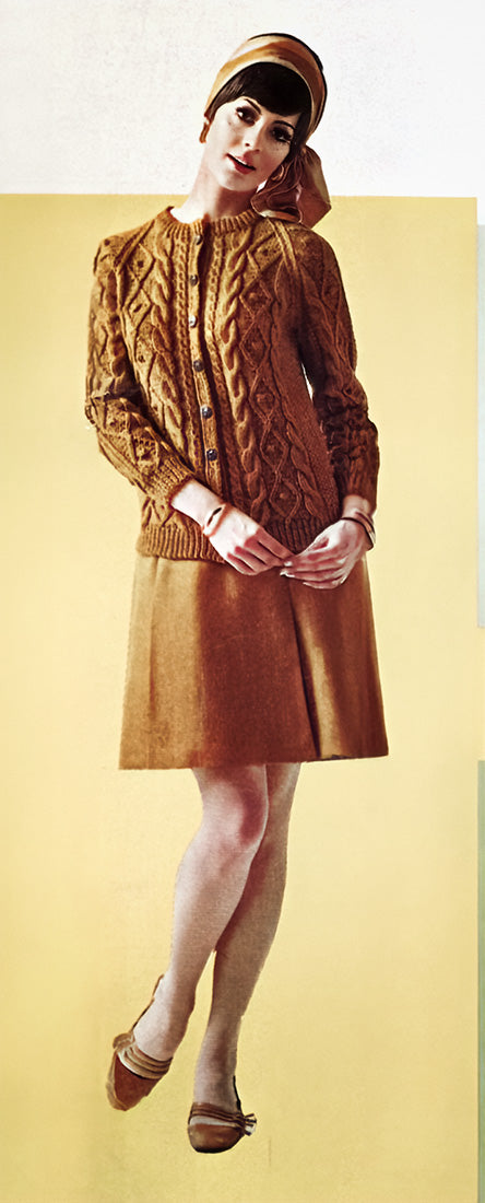 Men's or Ladies' Pullover & Ladies' Aran Fisherman Cardigan Pattern