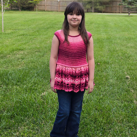 One Golden Glance Ruffled Top