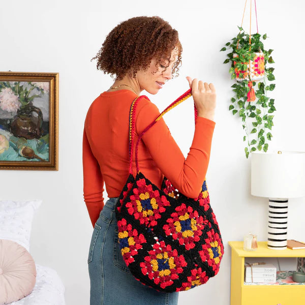 Free In The Bag Granny Crochet Tote Pattern