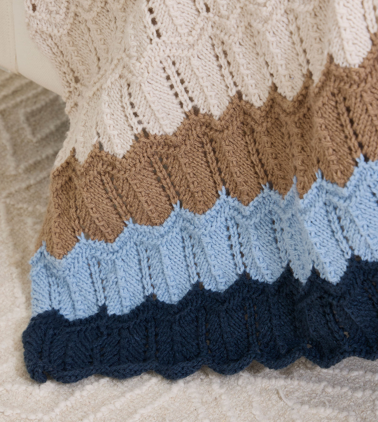 Rippled Tranquility Blanket