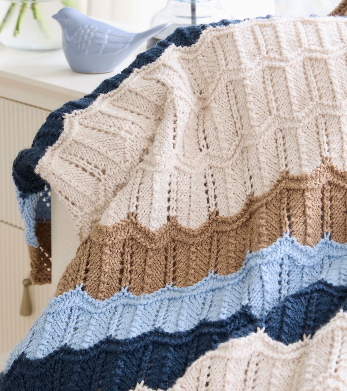 Rippled Tranquility Blanket