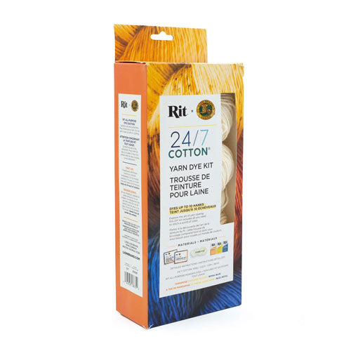 Lion Brand 24/7 Cotton Yarn Dye Kit