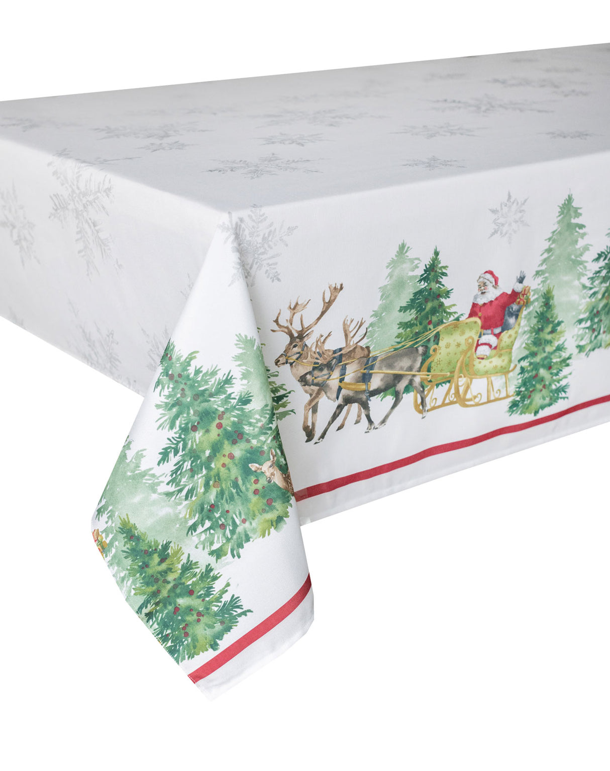 Santa's Sleigh Tablecloth