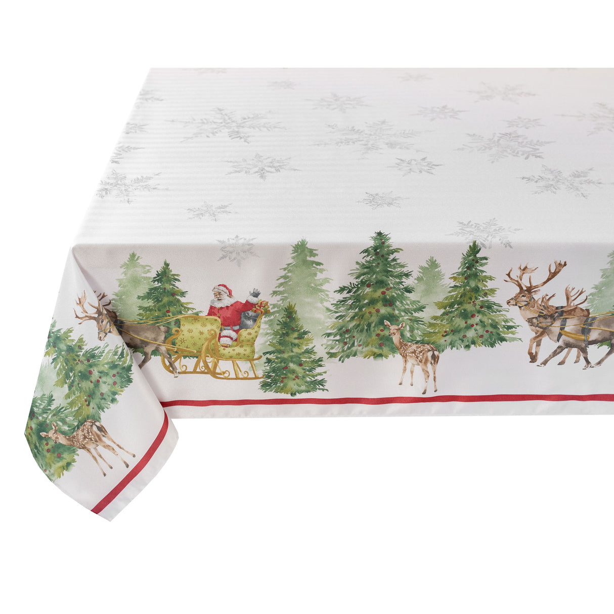 Santa's Sleigh Tablecloth