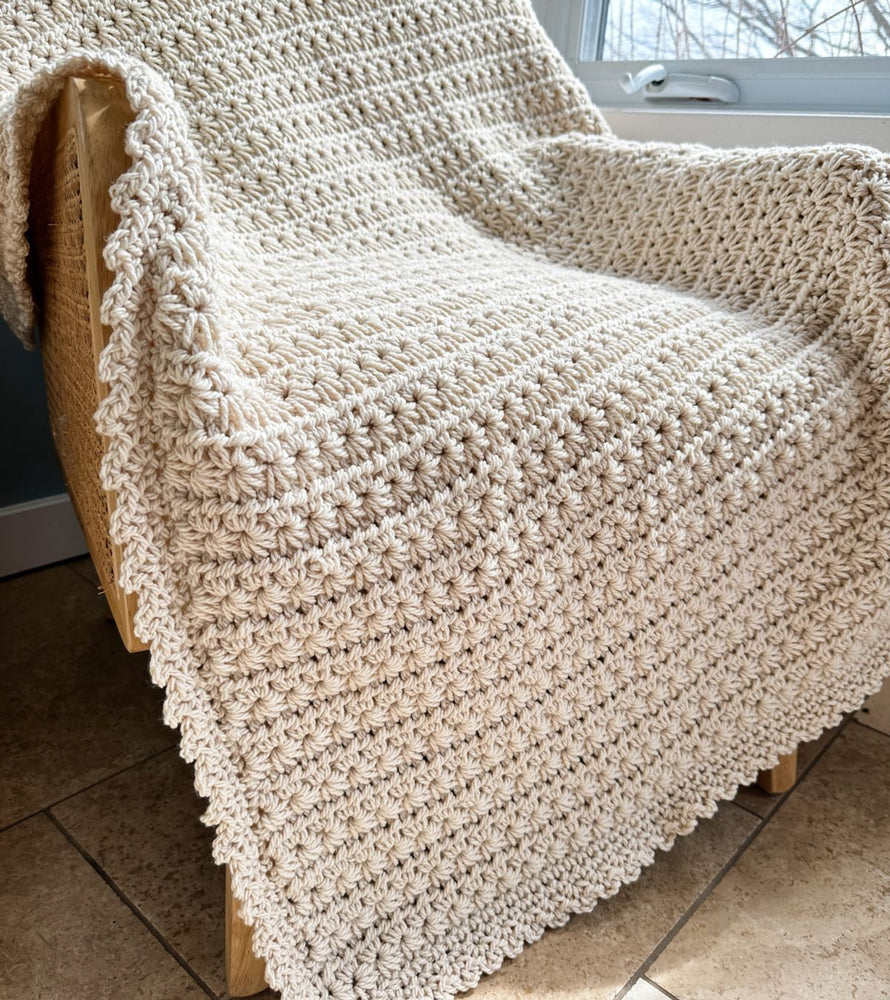 Chunky Star Stitch Blanket