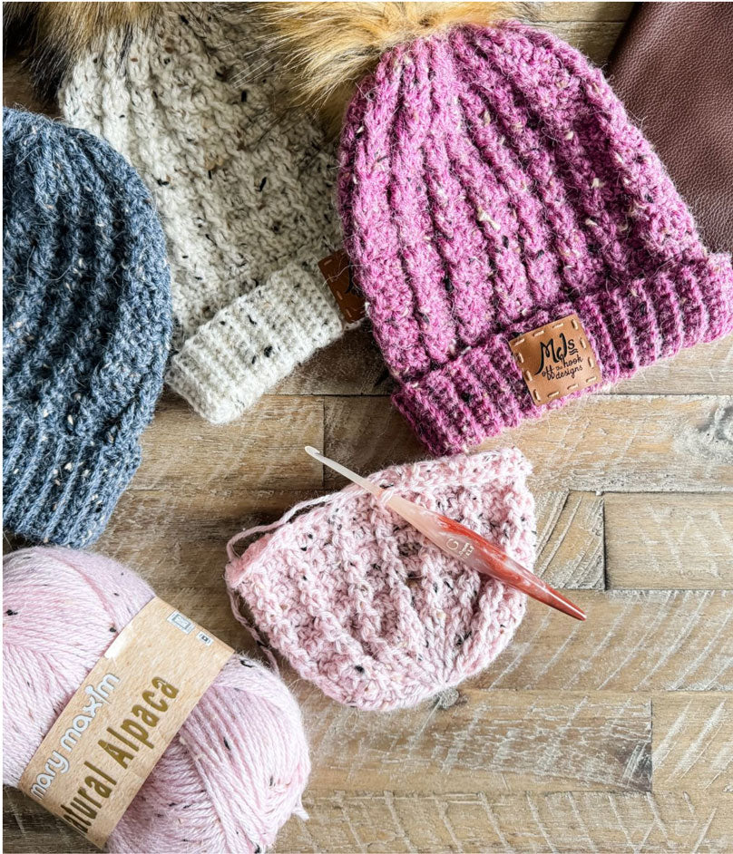 Winter Wonder Cable Crochet Hat