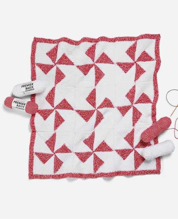 Peppermint Knit Blanket