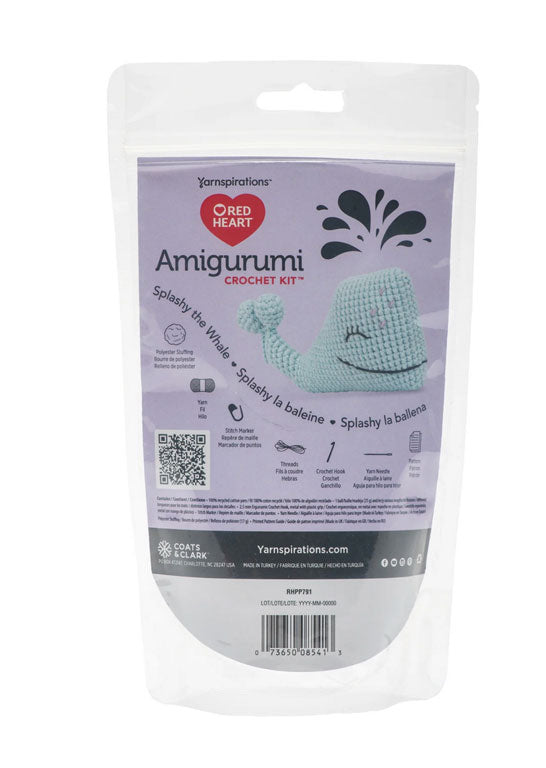 Splashy the Whale Amigurumi Kit