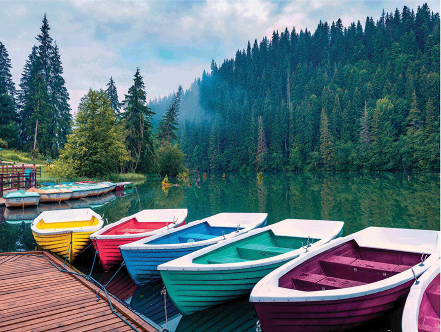 Camping Collection- Lacu Rosu Lake Jigsaw Puzzle