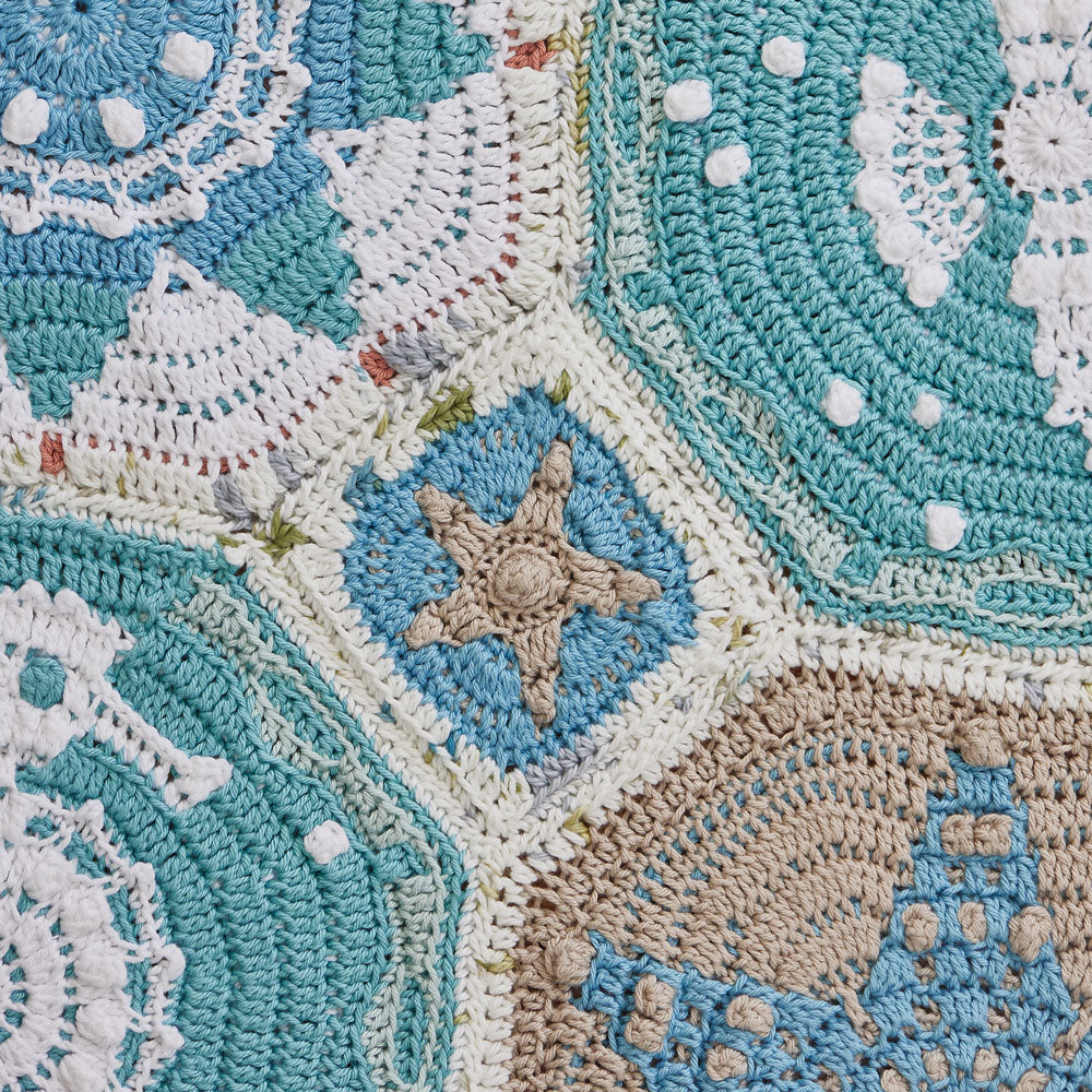 Sea-Labrate Mosaic Baby Blanket Pattern