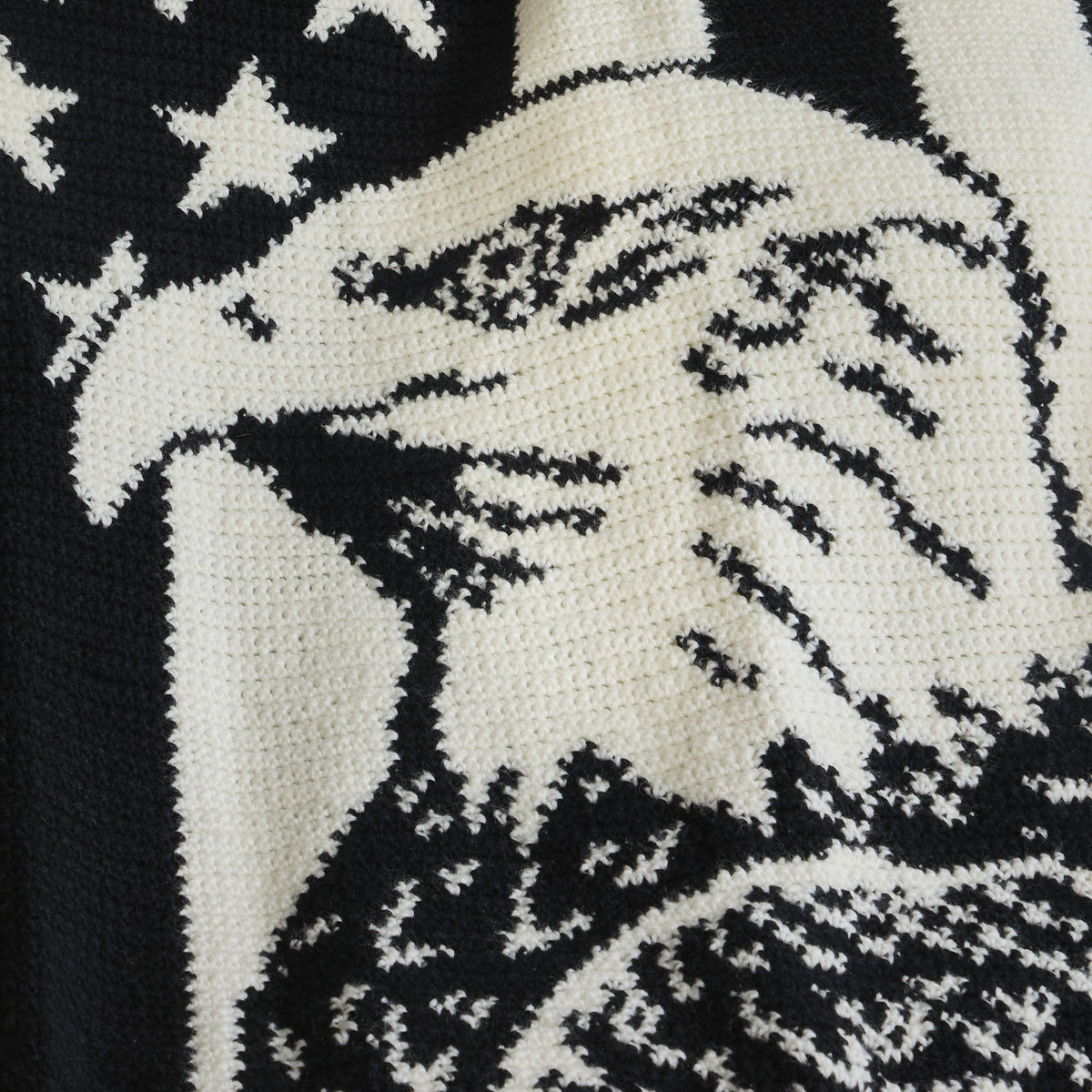 Sovereign Skies and Stripes Crochet Blanket