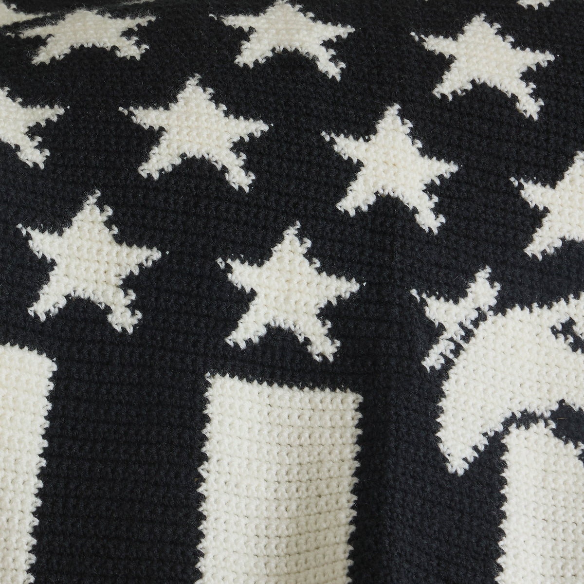 Sovereign Skies and Stripes Crochet Blanket