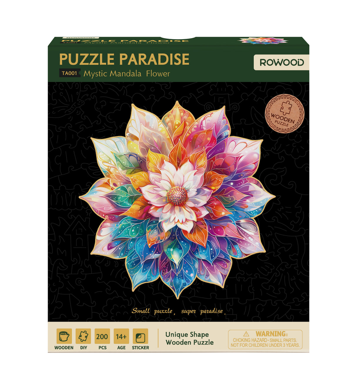 Mystic Mandala Flower Jigsaw Puzzle