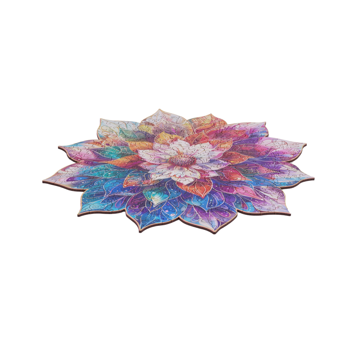 Mystic Mandala Flower Jigsaw Puzzle