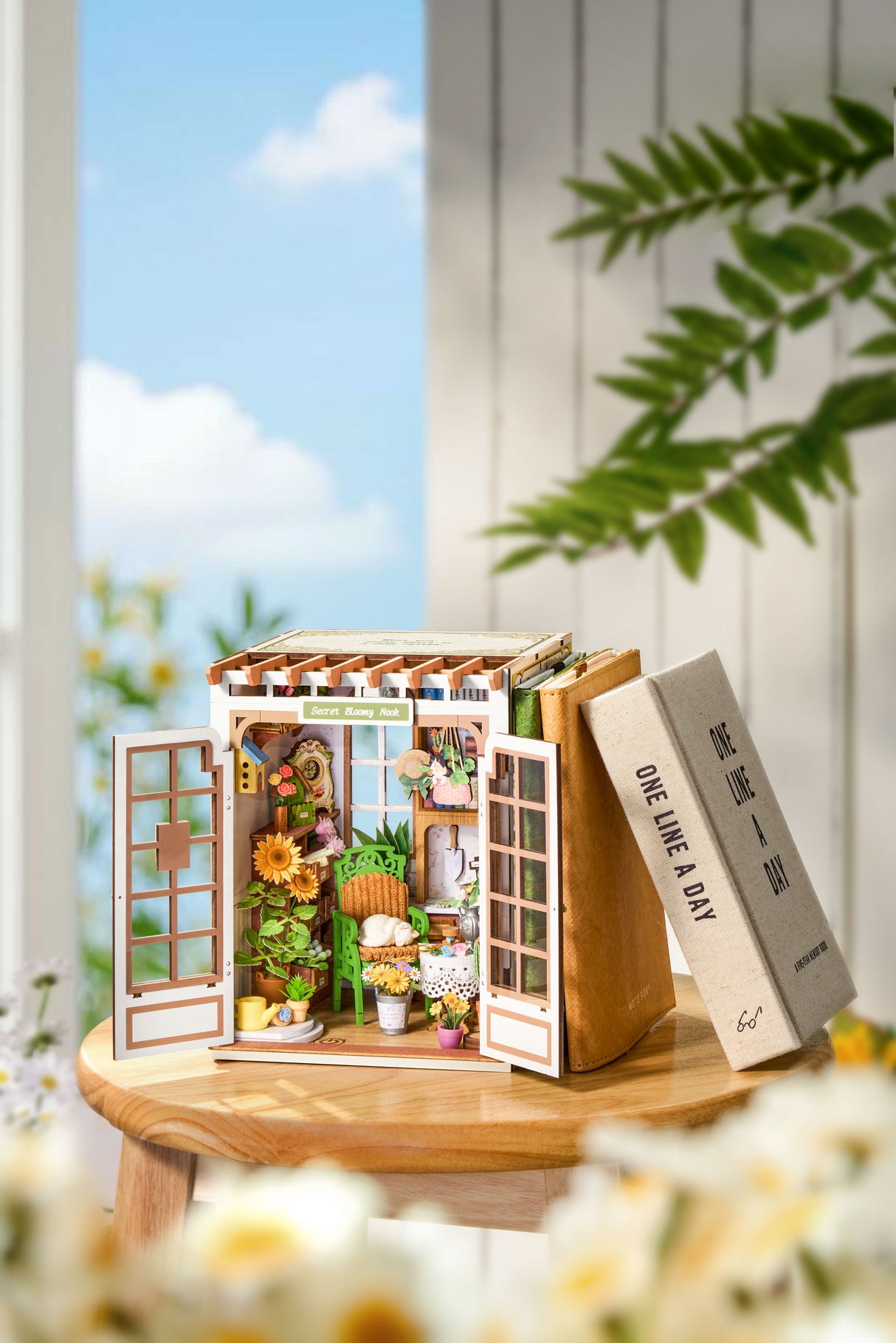 Secret Bloomy Nook Wood Model Kit