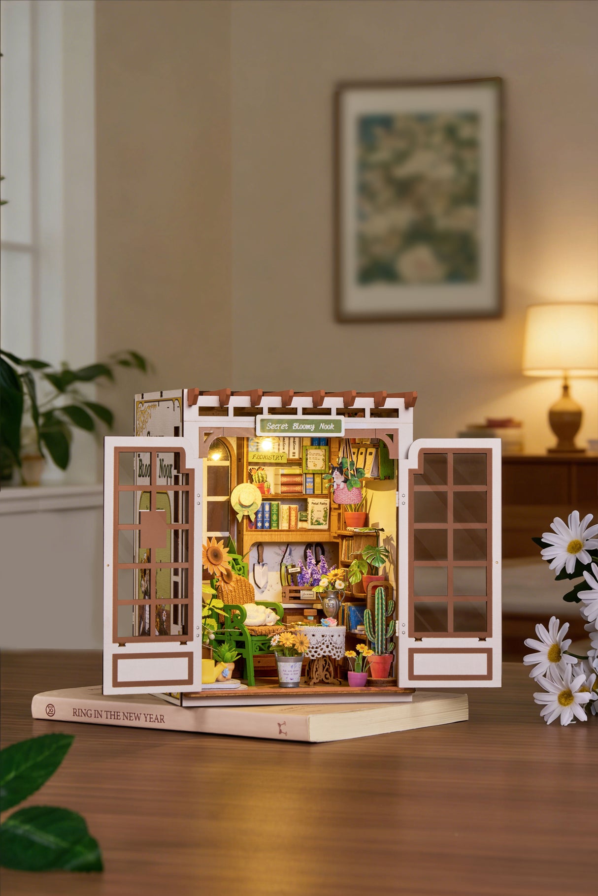 Secret Bloomy Nook Wood Model Kit