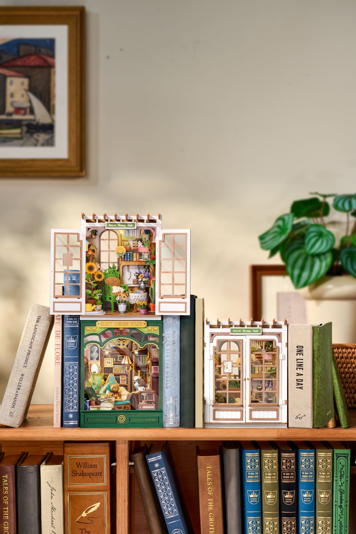 Secret Bloomy Nook Wood Model Kit
