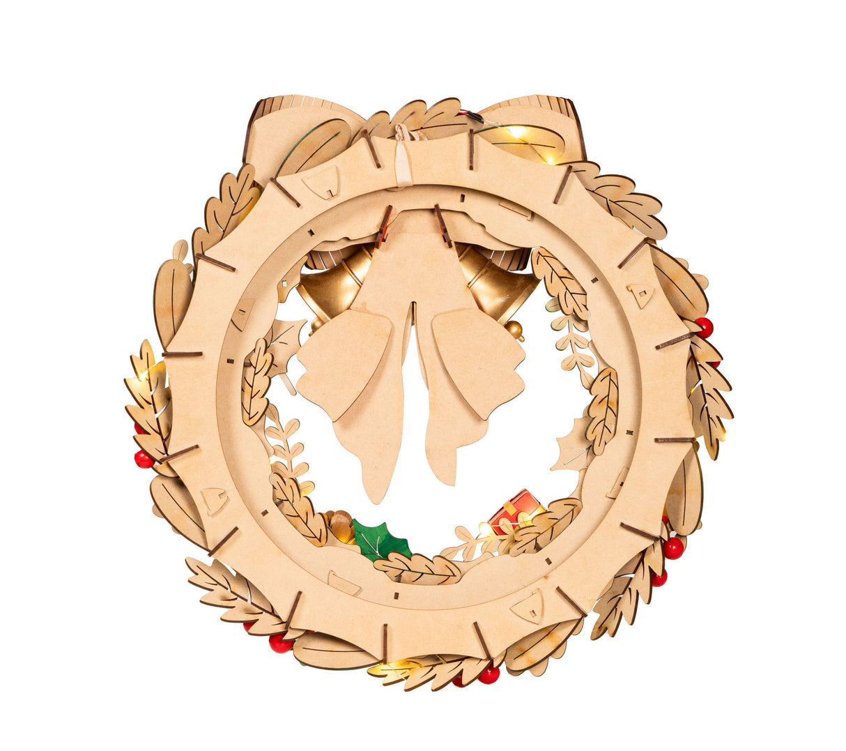 Christmas Wreath Wood Model Kit