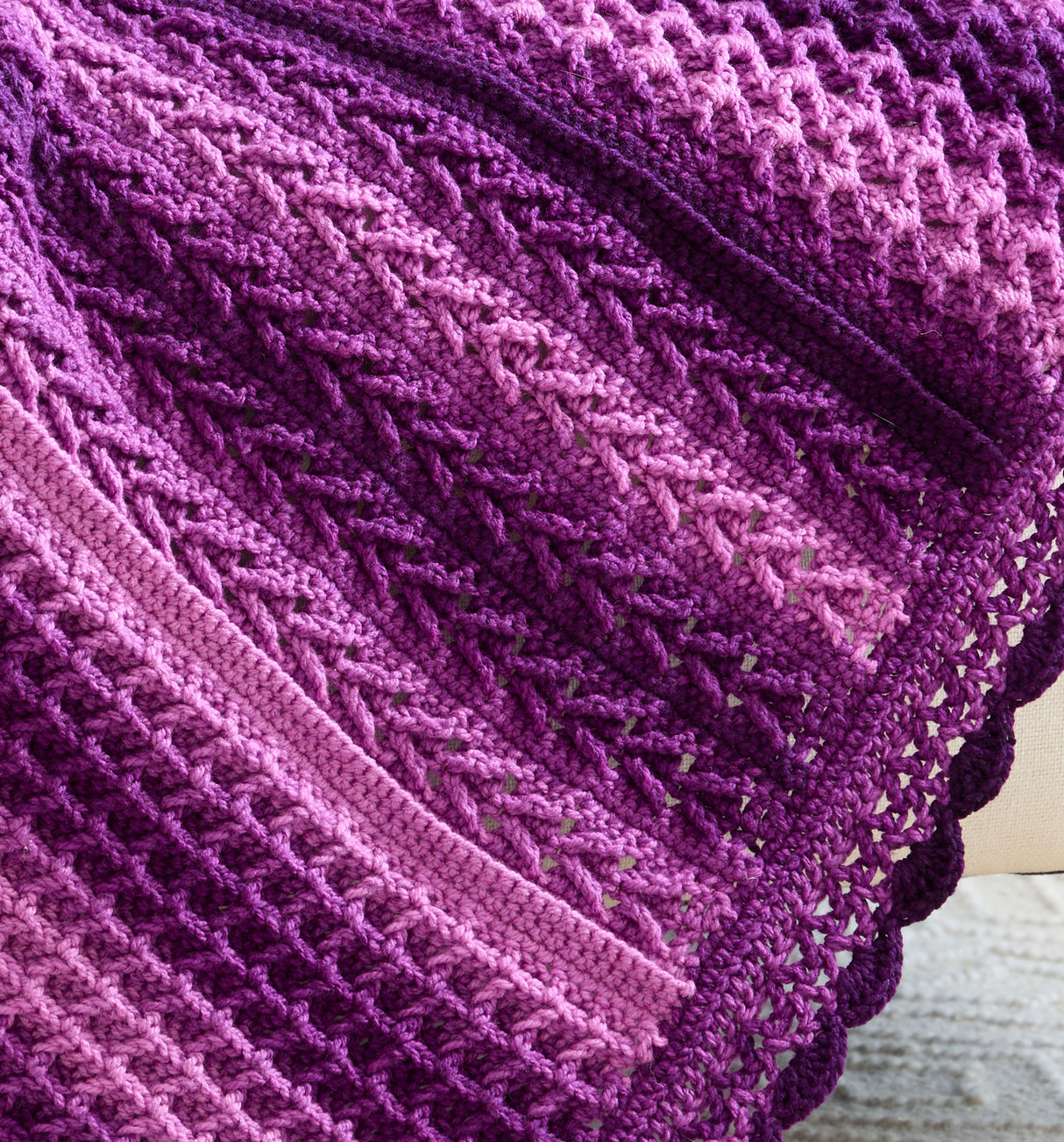 Chromatic Textures Blanket